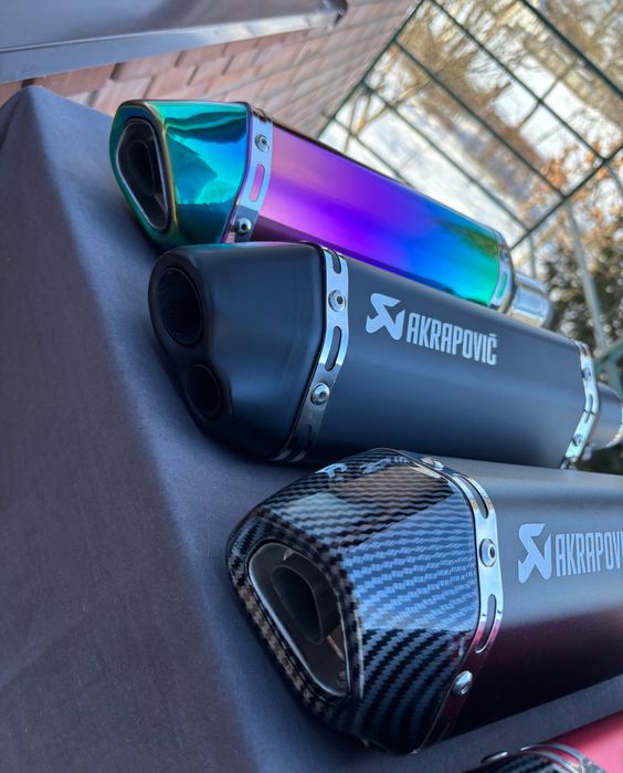 Akrapovic 37 прямоток на мотоцикл вихлоп акраповіч прямоточний глушник