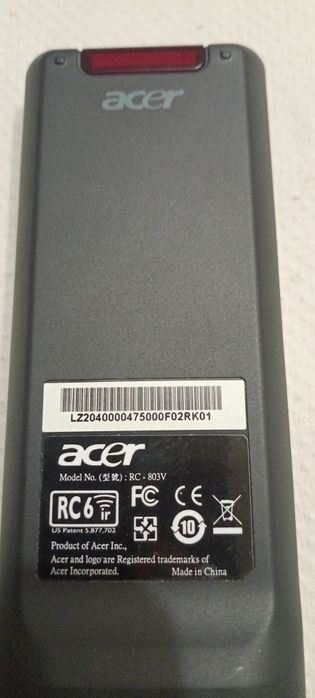 Пульт Acer RC-803V Media Center для ноутбука.