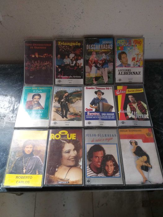 Cassetes discos e cedes (Vários)