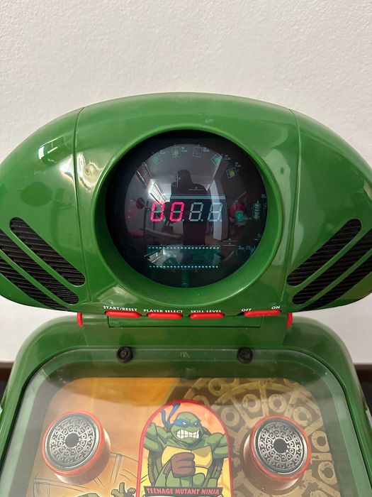 Pinball/ Flipers eletrónico - tema tartaruga ninja para criança
