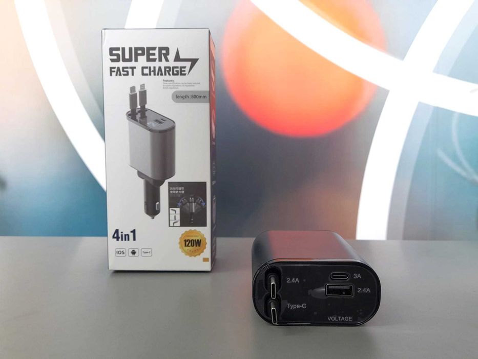 Carregador Rápido para Carro