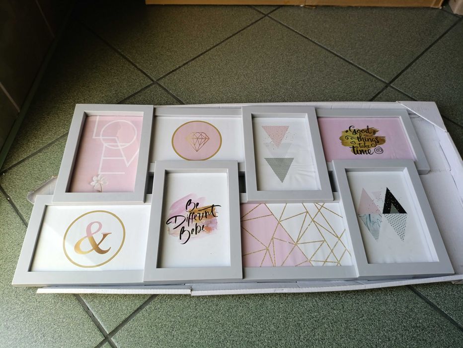 Фото рамка Коллаж со стеклом 8 фото