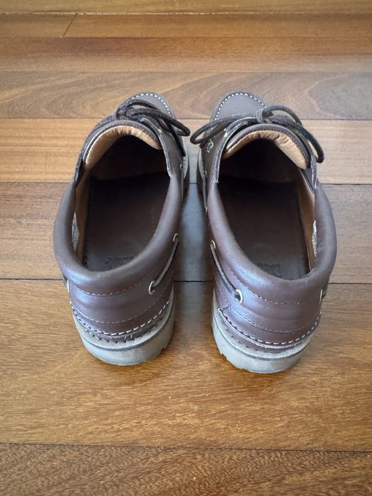 Sapatos vela, 100% couro natural, marca Dakar, como novos, tamanho 42