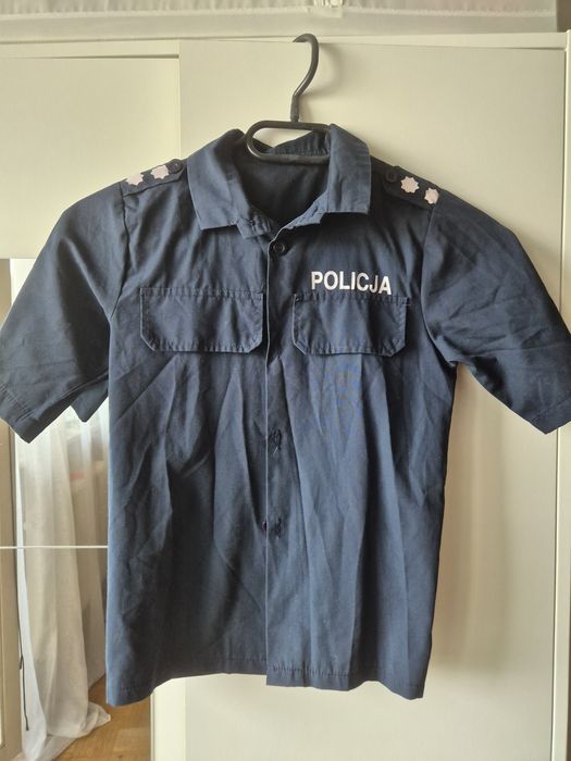 Koszula, przebranie POLICJA rozm 122