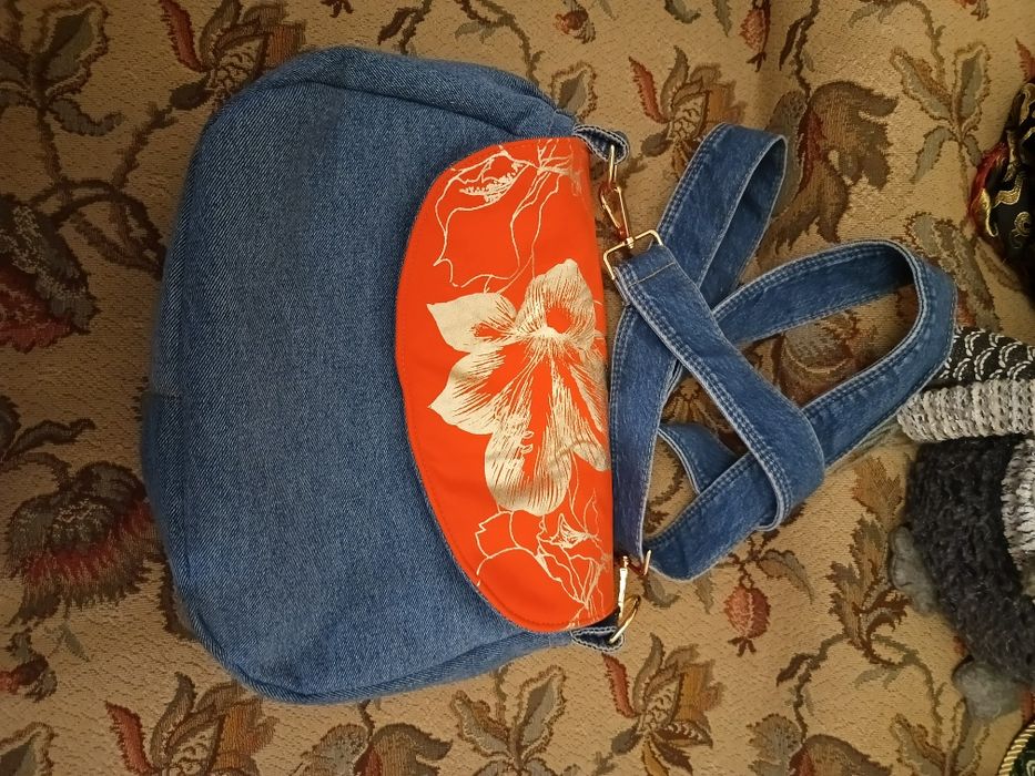 Torebk i nerki damska dżins