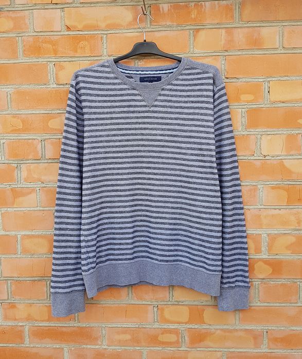 TOMMY HILFIGER кофта світшот смугастий оригінал L