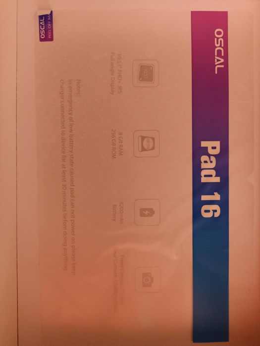 Продам планшет Oscal Pad 16