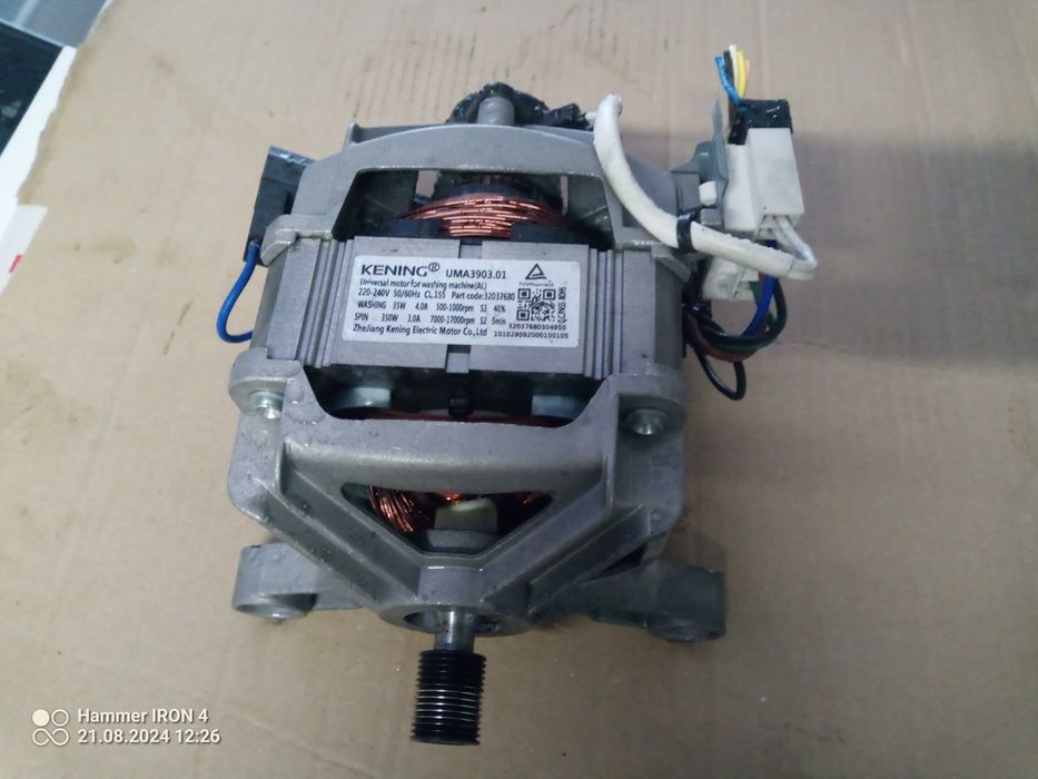 kening uma 3903 01 Silnik napędowy pralki