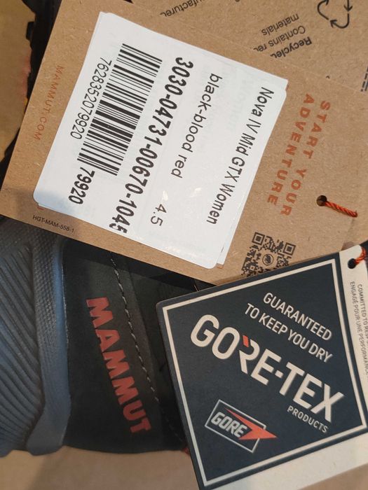 Buty trekkingowe Mammut Nova IV Mid GTX - rozmiar 37 1/3 (230mm)