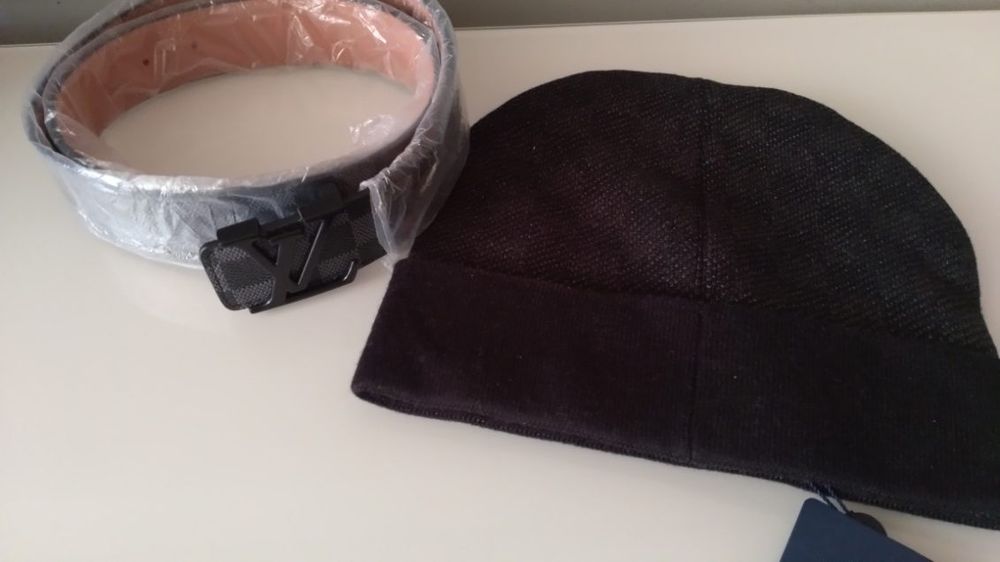 Czapka Męska Louis Vuitton + Pasek
