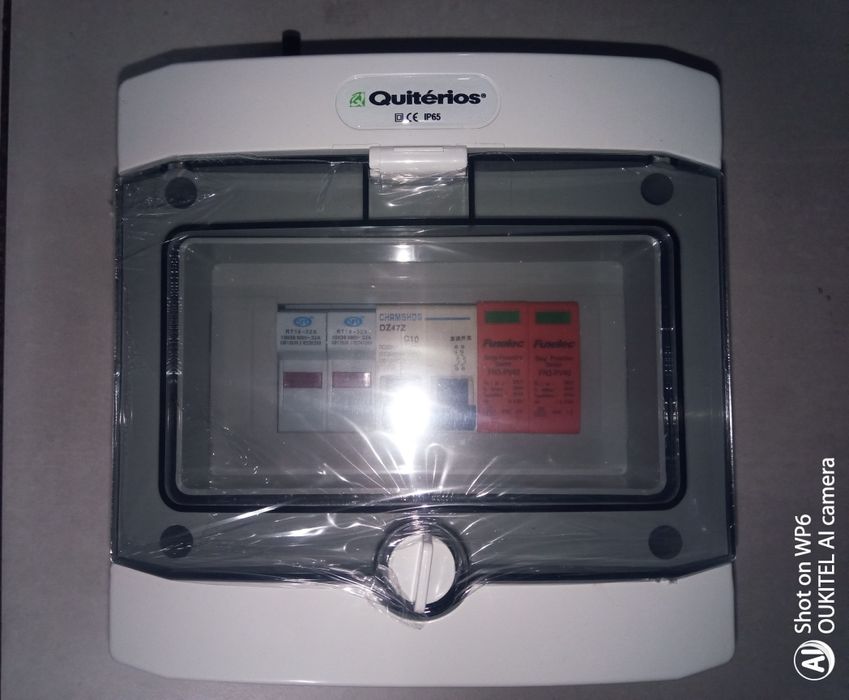 Kit proteção painéis solares fotovoltaicos quadro elétrico
