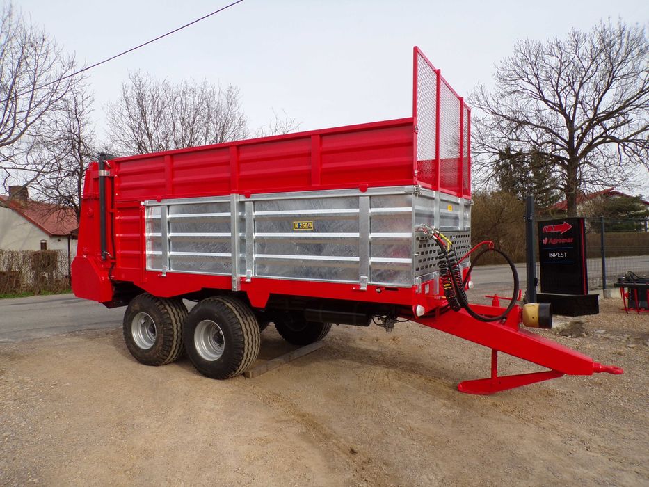 rozrzutnik obornika JOLMET 6t TANDEM/ adapter poziomy 2x ślimak
