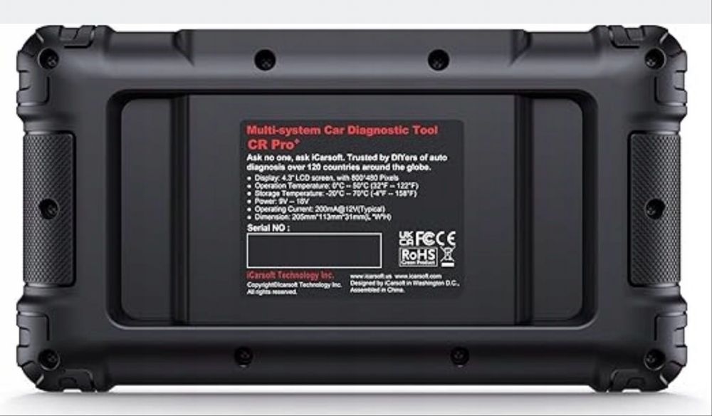 iCarsoft CR Pro+ | Outil Diagnostic Automobile Multimarques OBD2