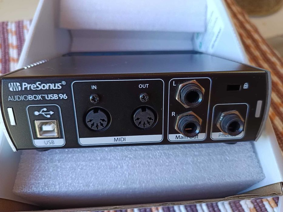 Presonus audiobox interface de gravação USB 2.0 de 24bits/96kHz