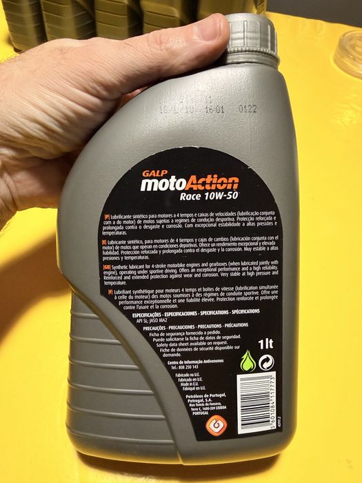 Óleo Galp Moto Action Race 10W-50 sintetico