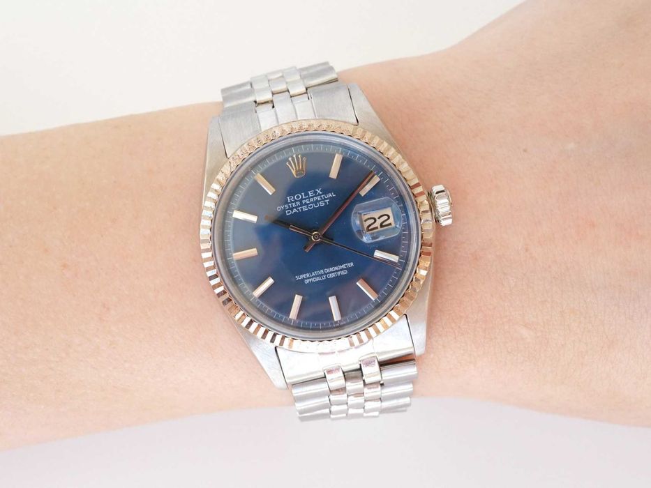 Rolex Datejust 36mm Jubilee Sigma Pie Pan Blue Dial