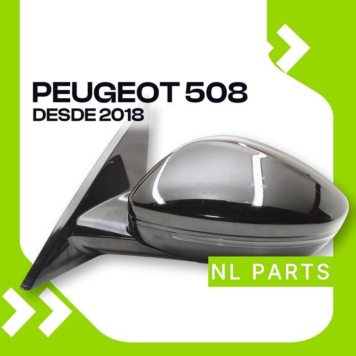Espelho retrovisor Peugeot 508 Esquerdo (2018 em diante)