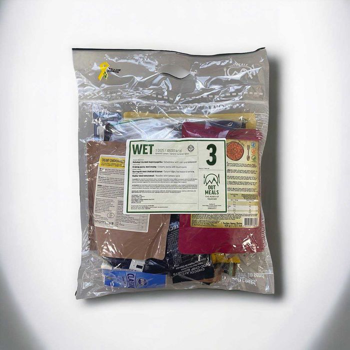 Шведский сухой паек суточный/сухпай Швеции/МРЕ/MRE/ИРП/пайок добовий