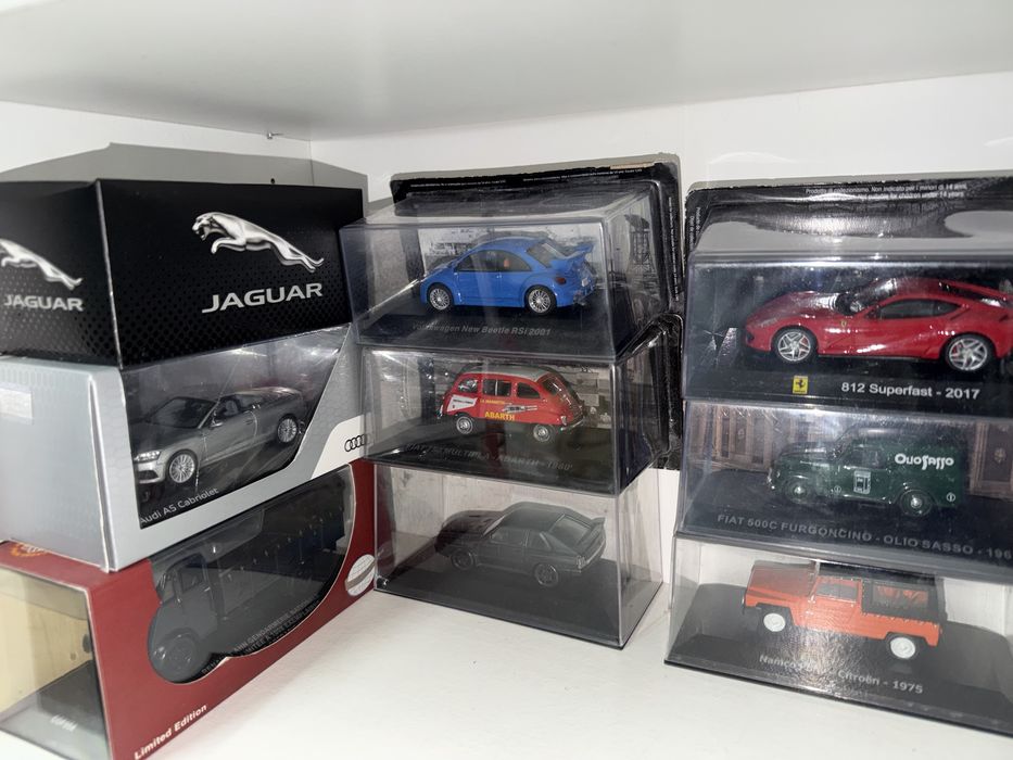 Miniaturas 1:43 e 1:64 (Tarmac, Ixo, Altaya)