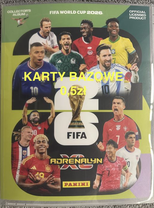 Karty Fifa World Cup 2026 Panini