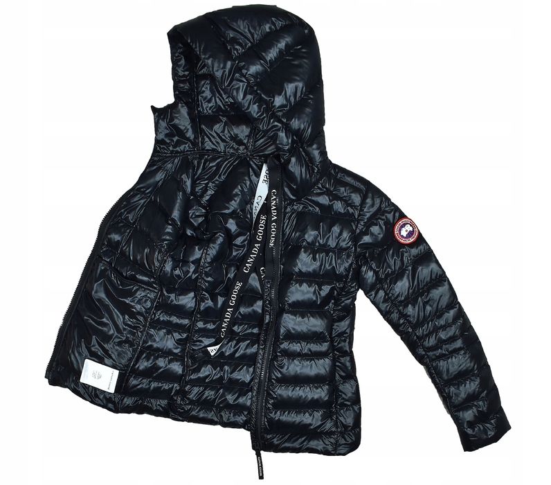 Canada Goose Czarna Puchowa Kurtka Z Kapturem Cypress Xs