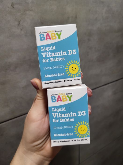 Дитячий д3, d3 baby, California Gold Nutrition, оновлене пакування!