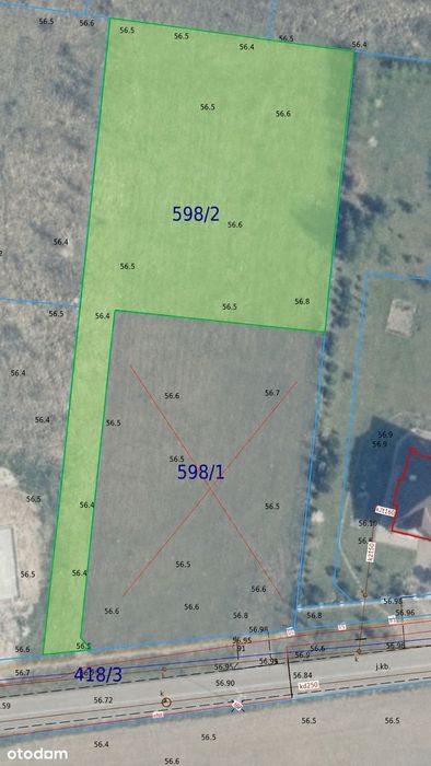 Działka budowlana 1654 m² Bierkowo, ul. Słoneczna