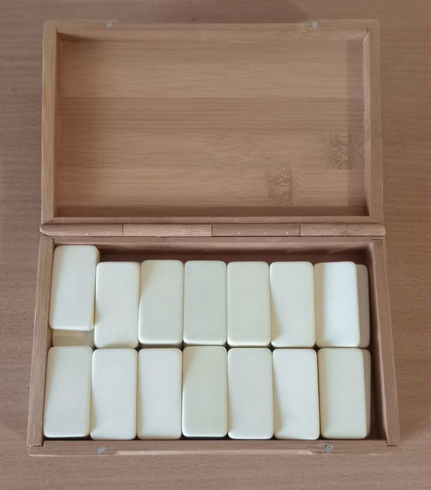 Доміно у бамбуковому футлярі 19×12×3