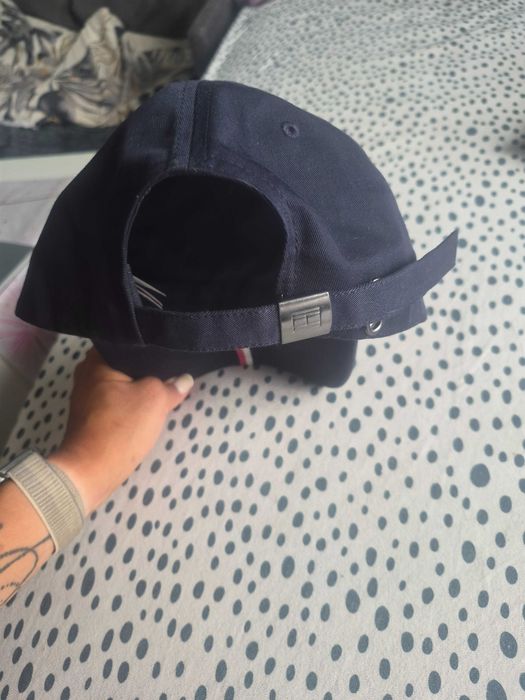 Czapka z daszkiem Tommy Hilfiger TH Foundation Soft granatowa