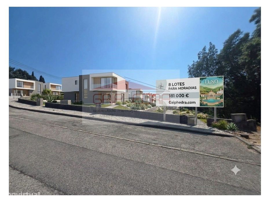 Lotes (2) para moradias modernas no Luso pelo valor total de 181 000 €