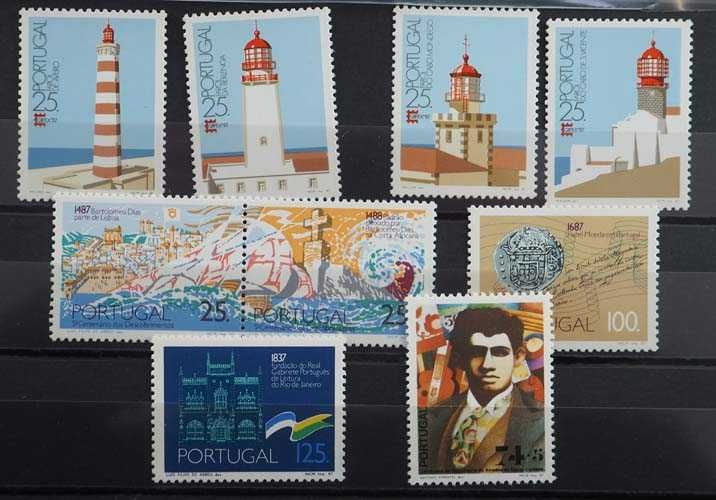 Selos Portugal-1987-Novos-Ver Imagens e Ler Descrição.
