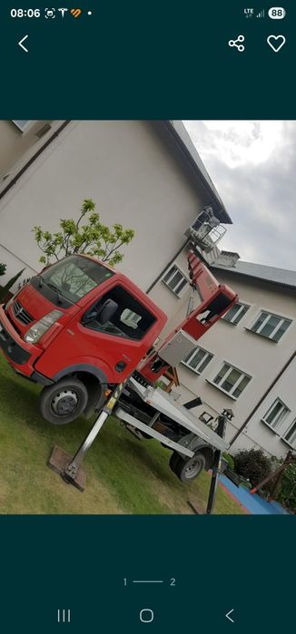 Podnosnik koszowy wynajem 20 m