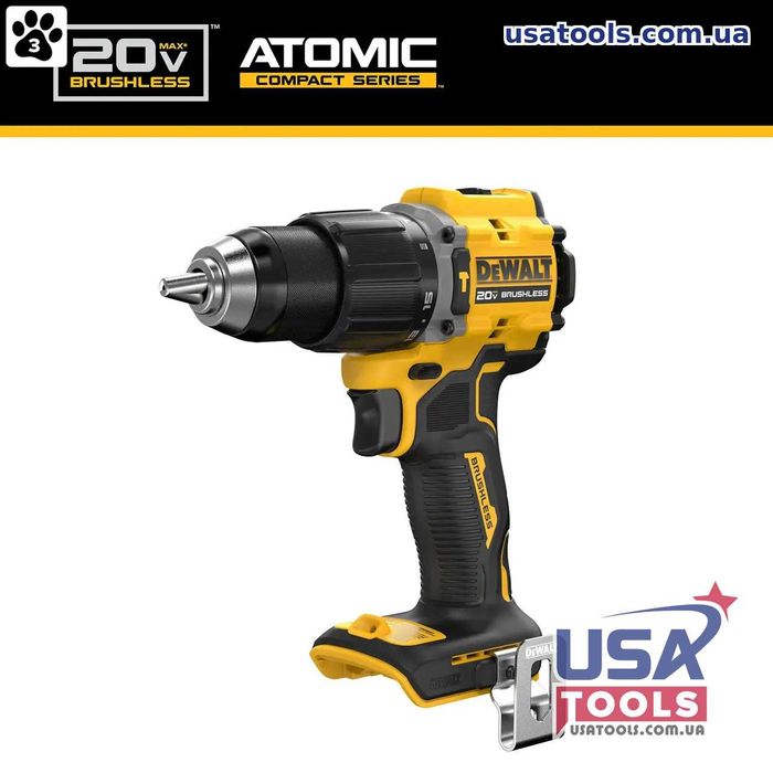 Дриль-шурупокрут ударний безщітковий 77 нм 18/20В Li DeWALT DCD799B (без акб)