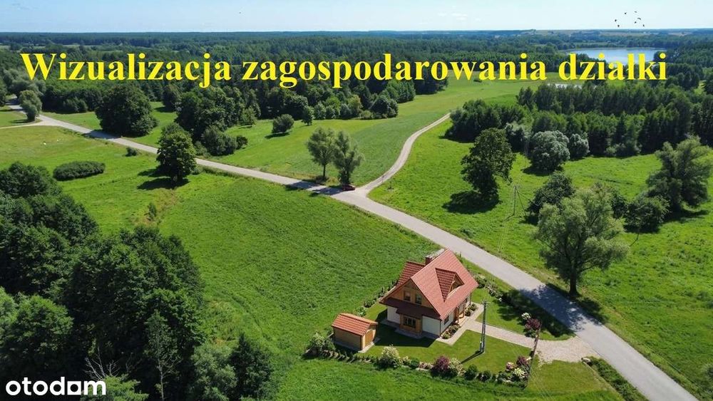 Krasnopol - budynek z projektem pod dom