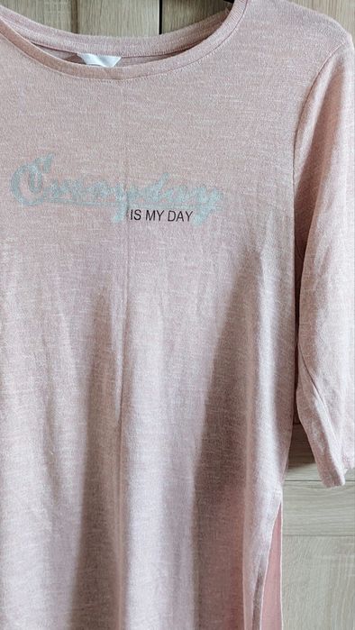 Bluzka tunika asymetryczna sweterkowa oversize Nowa L 40