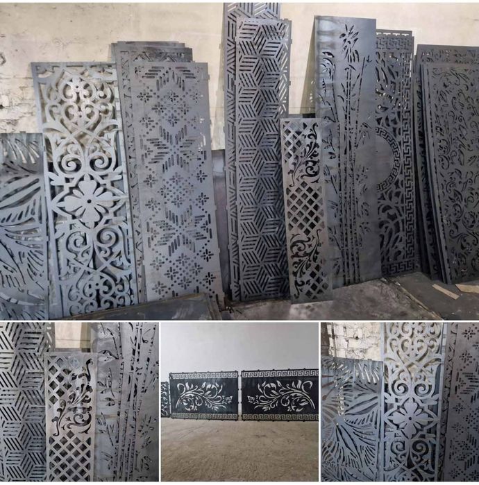 Лазерна різка металу Декоративні металеві вставки Гойдалка Качеля