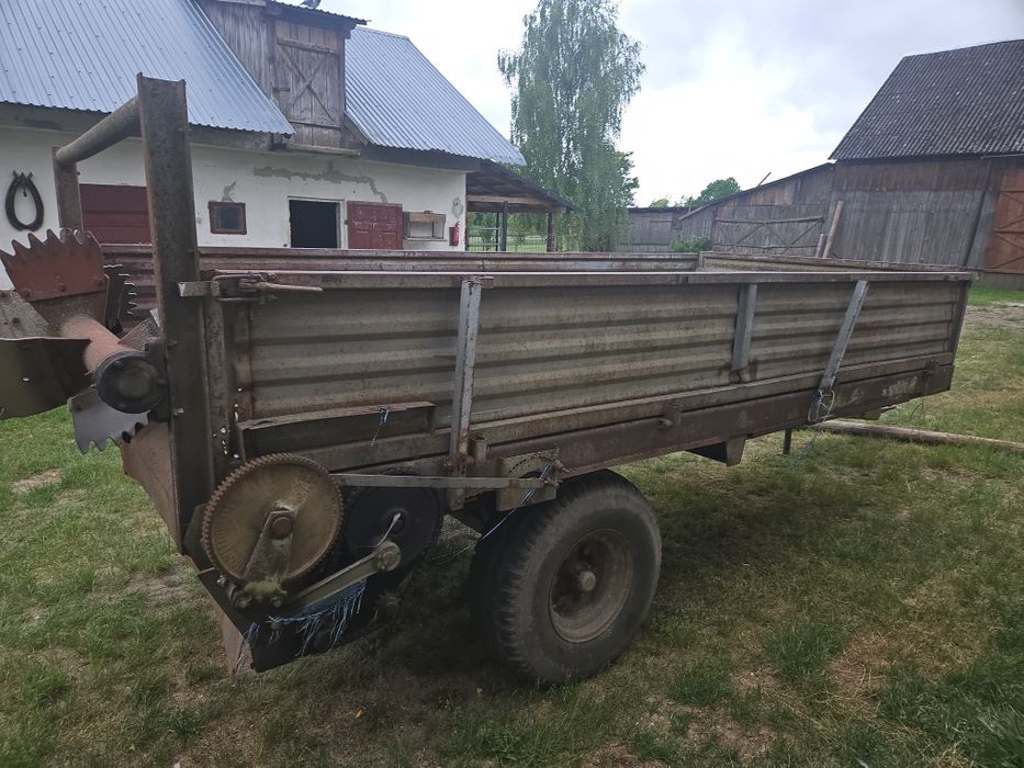 Części rozrzutnika jednoosiowy