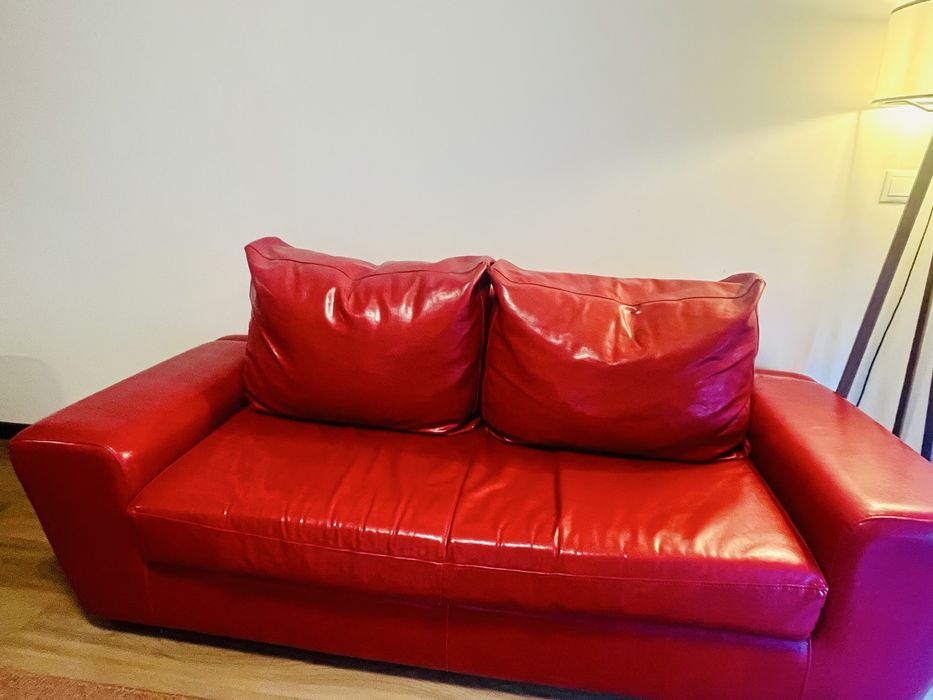 Sofá couro excelente estado