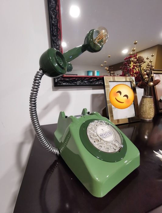 Candeeiro telefone antigo