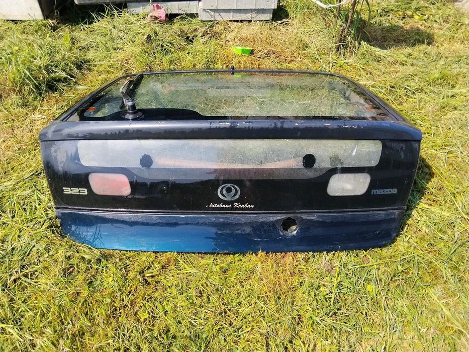 mazda 323 323c ba 94-98  3d  klapa tylna tył szyba