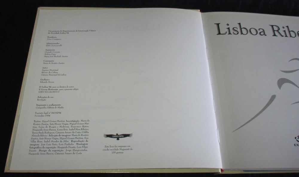 Livro Lisboa Ribeirinha Miguel Gomes Martins