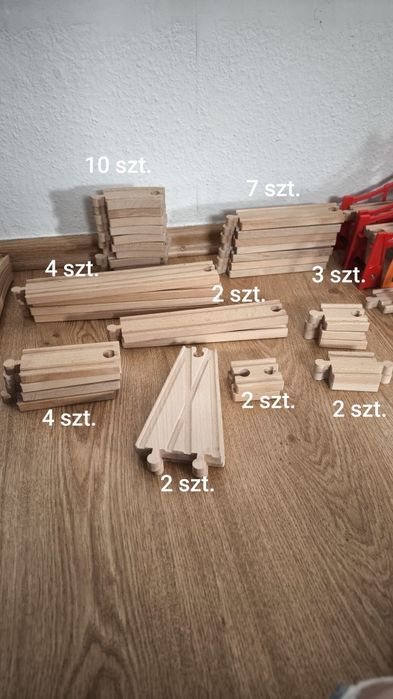 Tory drewniane , pociągi