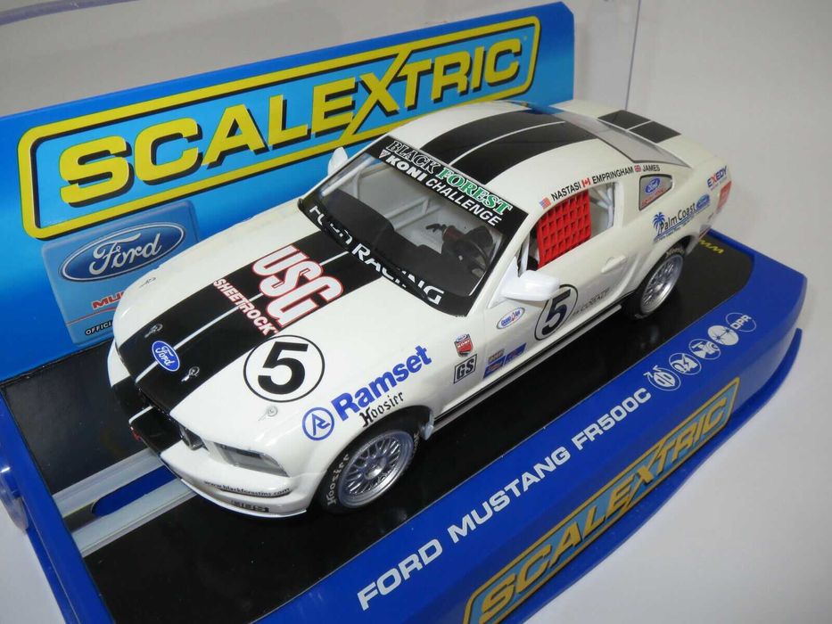 Ford Mustang FR500C Scalextric C2774;4x4 four weel drive;digital chip