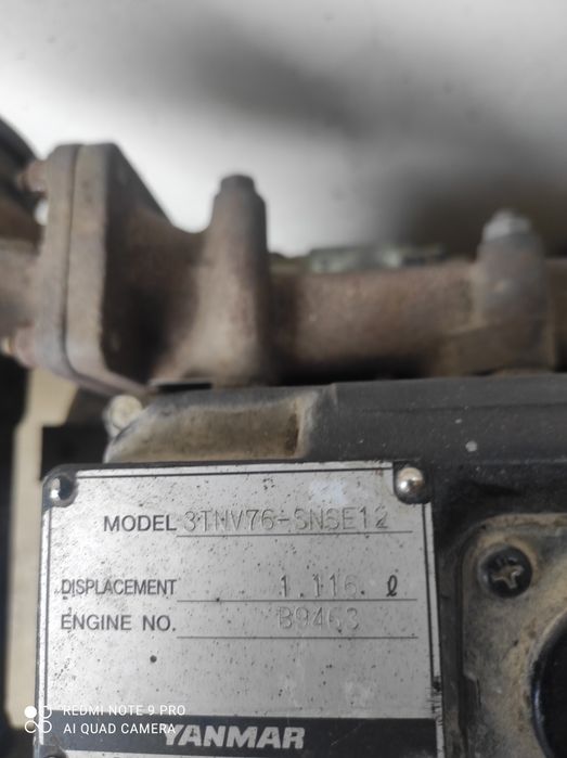 Sprzedam silnik yanmar 3TNV76