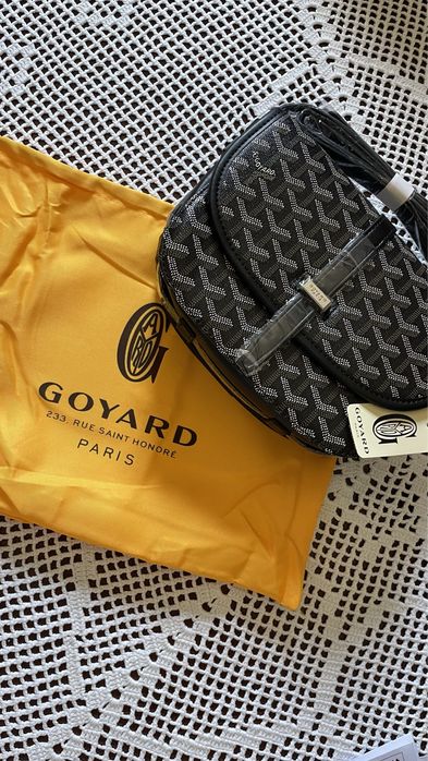 Mala belvedere preta goyard