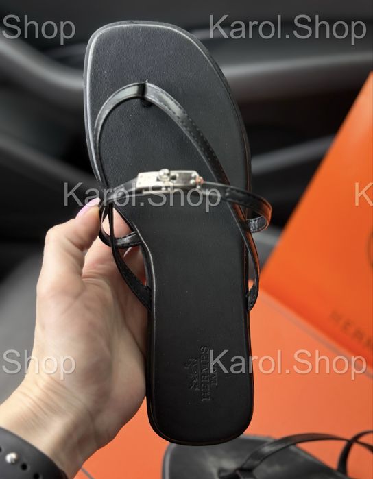 Шльопанці шльопки 38 розмір довжина  24 см вєтнамки в стилі Hermès Miss Sandal