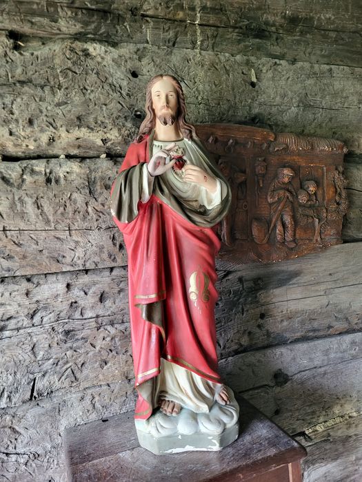 Duża figura Pan Jezus 64 cm Najświętsze Serce