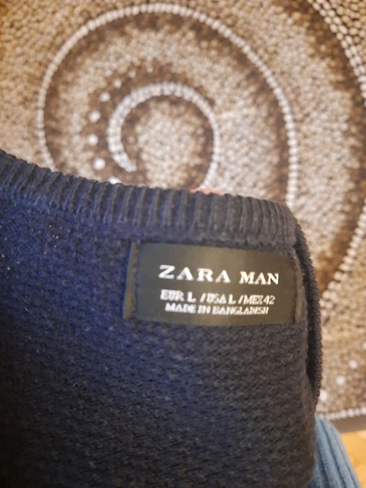 Sweter męski granatowy