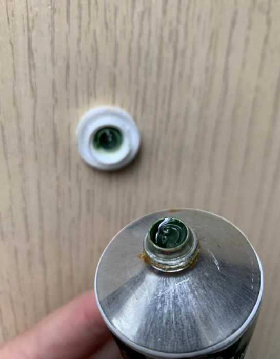 Олійна фарба сонет 120мл, нова зелена темна, зелений трав’яний велика