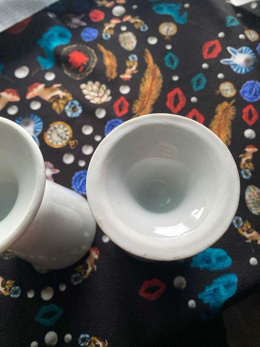Порцелянові чаші Мазагран з малюнками, Франція, 2 шт